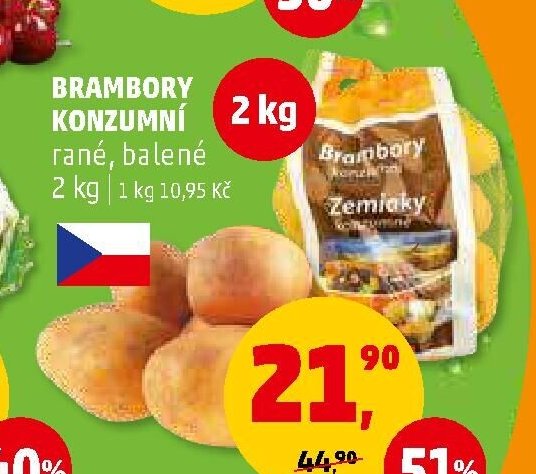 BRAMBORY KONZUMNÍ