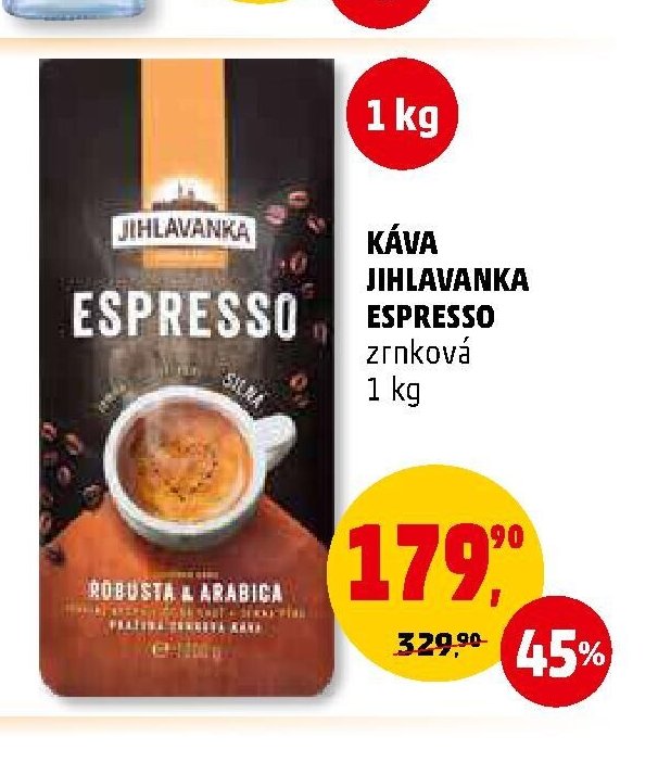 KÁVA JIHLAVANKA ESPRESSO