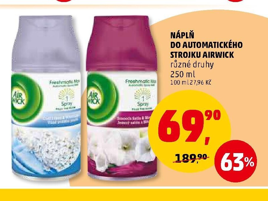 NÁPLŇ DO AUTOMATICKÉHO STROJKU AIRWICK
