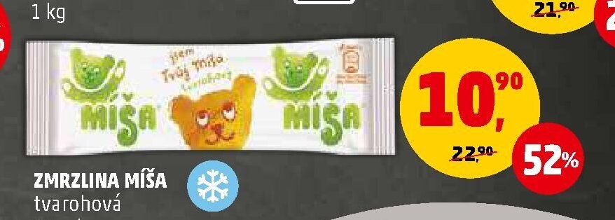 Zmrzlina Míša tvarohová 55 ml