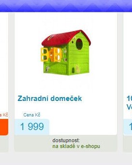 Zahradní domeček