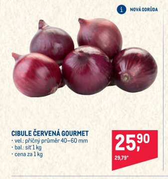 CIBULE ČERVENÁ GOURMET