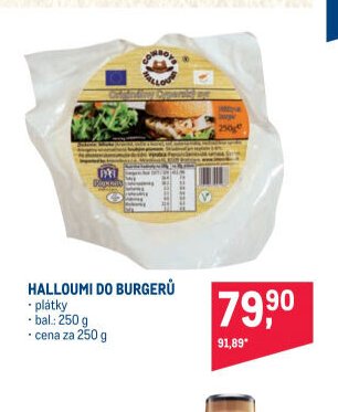 Halloumi do burgerů
