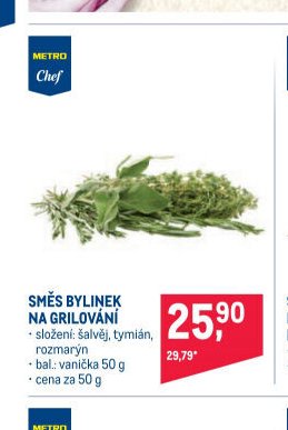 SMĚS BYLINEK NA GRILOVÁNÍ