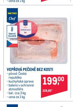 VEPŘOVÁ PEČENĚ BEZ KOSTI