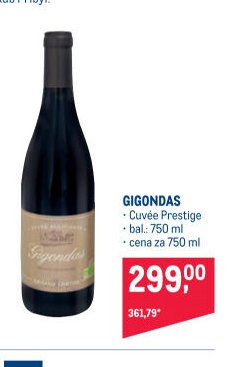Gigondas Cuvée Prestige