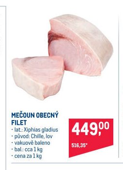 MEČOUN OBECNÝ FILET
