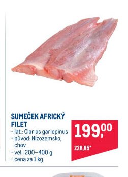 SUMEČEK AFRICKÝ FILET