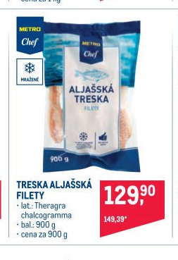 TRESKA ALJAŠSKÁ FILETY