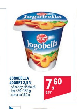 Jogobella jogurt 2,5%