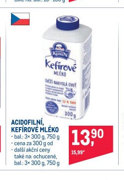 Acidofilní, kefírové mléko