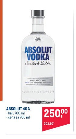 ABSOLUT 40%