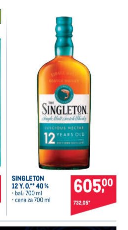 SINGLETON 12 Y.O. 40%