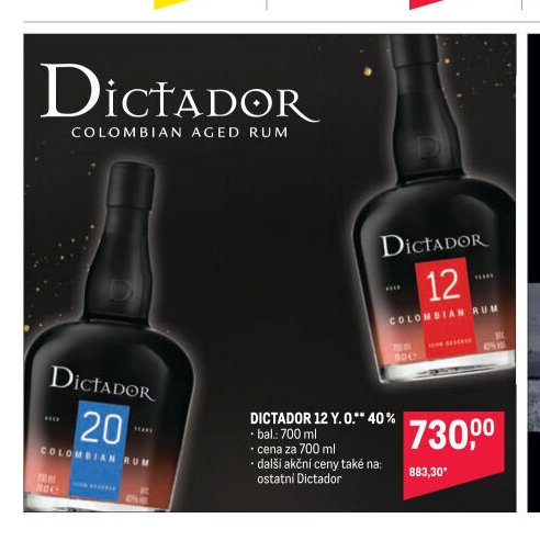 DICTADOR 12 Y.O. 40%