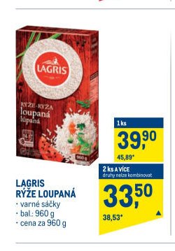 LAGRIS RÝŽE LOUPANÁ