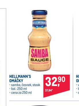 HELLMANN'S OMÁČKY (samba, česnek, steak)