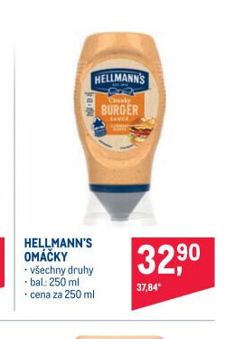 HELLMANN'S OMÁČKY (všechny druhy)