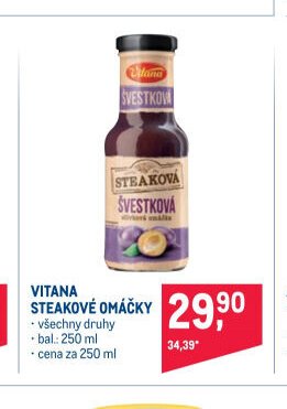 VITANA STEAKOVÁ ŠVESTKOVÁ OMÁČKA