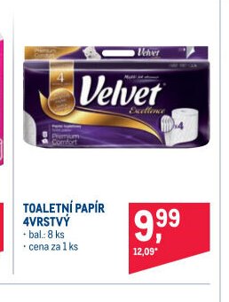 Toaletní papír 4vrstvý
