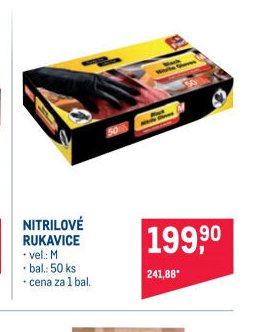 Nitrilové rukavice