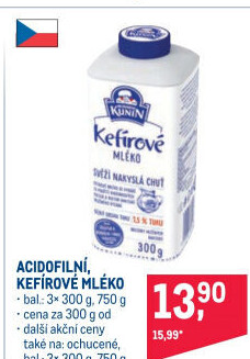Acidofilní mléko Kunín