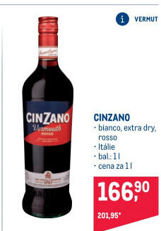 Aperitiv Bianco Cinzano