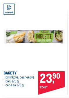 Bageta ochucená mražená Farmland