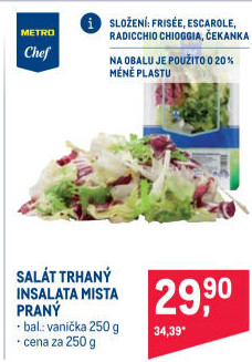 Čerstvý salát Insalata Mista Metro Chef