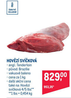 Hovězí svíčková