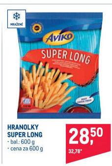 Hranolky mražené Super Long Aviko