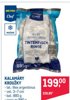 Kalamáry mražené Metro Chef