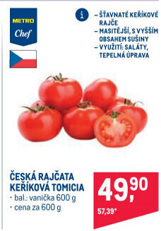 Keříková rajčata Metro Chef