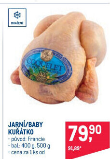 Kuřátko mražené La Coquelet Prim'