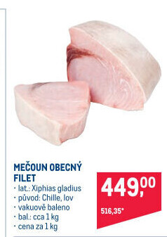 Mečoun obecný filety