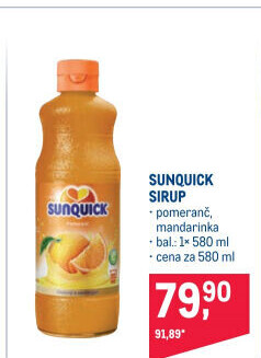 Nápojový koncentrát Sunquick