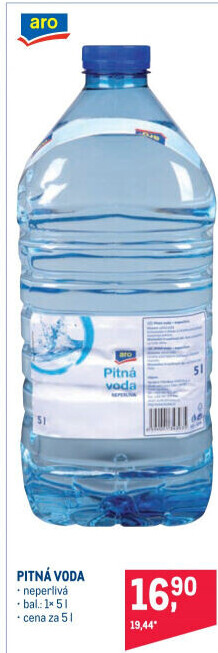 Pramenitá voda Aro