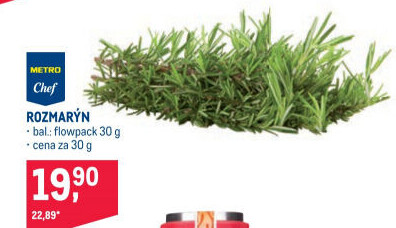 Rozmarýn čerstvý Metro Chef