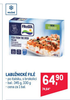 Rybí filé labužnické mražené Frosta