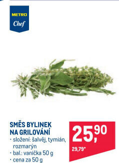 Směs čerstvých bylinek Metro Chef
