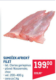 Sumeček africký filety