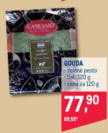 Sýr Gouda se zeleným pestem Caseamo