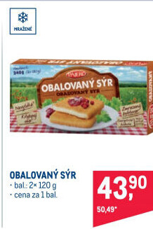 Sýr obalovaný mražený Pajero