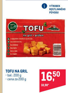 Tofu na gril Soja Produkt