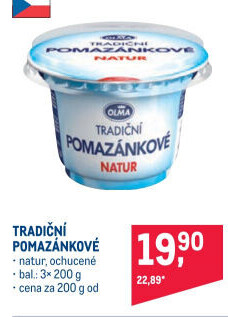 Tradiční pomazánkové Olma