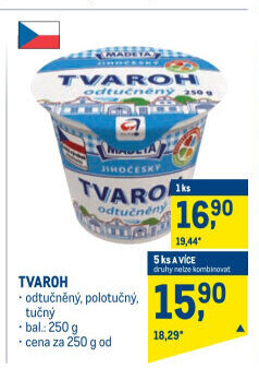 Tvaroh Jihočeský Madeta