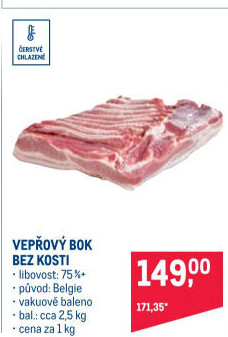 Vepřový bok bez kosti
