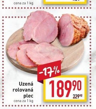 Uzená rolovaná plec