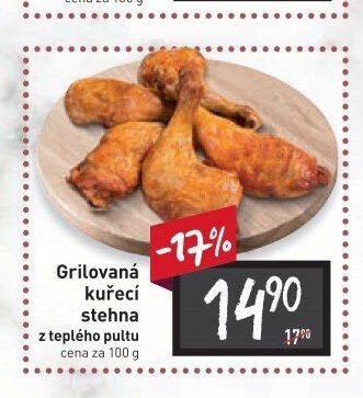Grilovaná kuřecí stehna