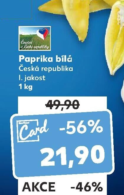 Paprika bílá