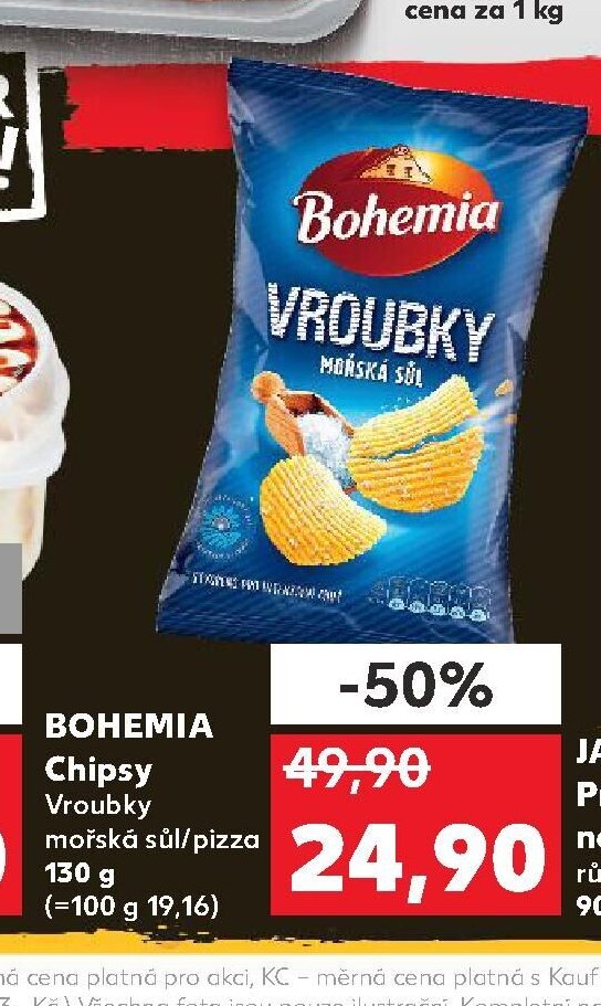 Bohemia Chipsy Vroubky